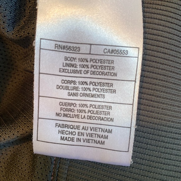 Nike Cropped WindBreaker Purple and Grey Zippered Jacket - Picture 5 of 5